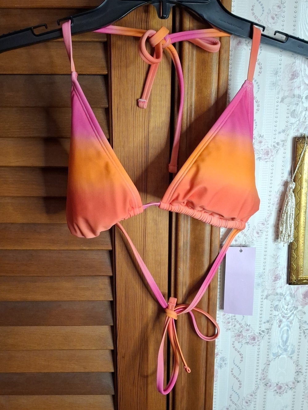 Wild Fable Ombre Pink Orange String Bikini - NWT Medium
